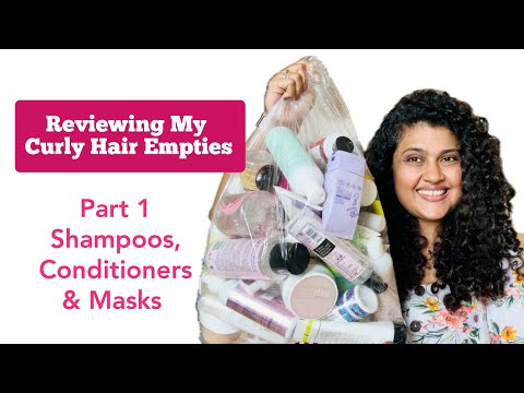 Curly Hair Empties Review | Indian Curly Hair Products