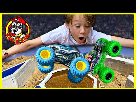 SUPER Monster Truck Toys SKY HIGH COMPILATION 5! - Obstacle Course, Racing & Freestyle Challenge