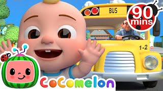 Wheels on the bus +Baby Shark & More Popular @CoComelon Animal Cartoons for Kids | Funny Cartoons