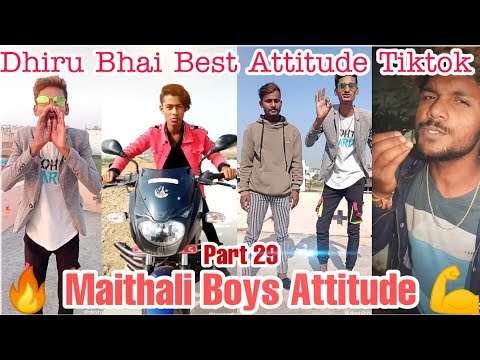 Dhiru Bhai New Maithali Tiktok Video(Attitude Tiktok) Maithali Boys Attitude Best Dialogue & Shayari