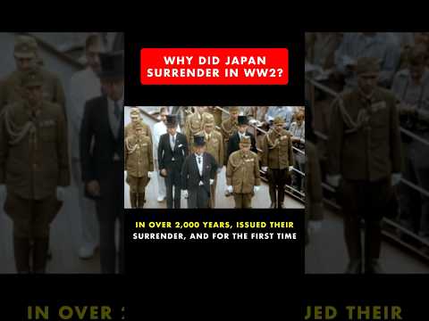 Why Japan Surrendered in WW2 #ww2