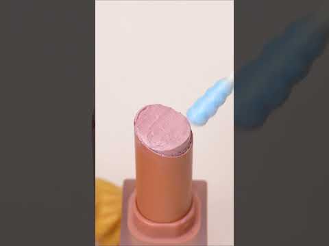 #shorts Mixing Old Lipsticks: A New Shade Every Time #cosmeticrepair#satisfying#asmr#oddly#fyp