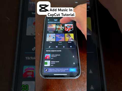 How To ADD MUSIC in CapCut Tutorial