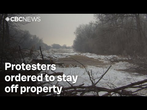 Protesters camped outside Lemay Forest ordered to stay off property