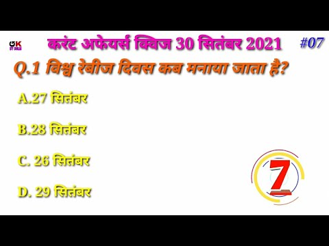 current affairs 2021 |current affairs 30 september 2021 | ssc railway exam 2022 | #exams #wifistudy