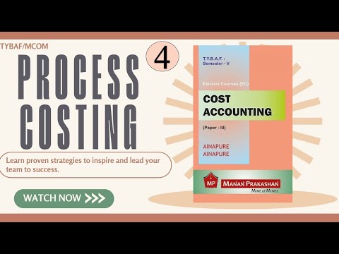 #4 TYBAF / MCOM | Process Costing -Equivalent Units | Siraj Shaikh | Mumbai University |