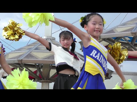 【チアダンスRAINBOW鳥取】「アンダー・ザ・シー / ディズニー」2024.8.14【きなんせ広場】