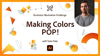 Making Colors POP! | Illustrator Illustration Challenge