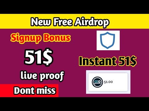 🔴Live proof | 🔷 Instant 51$ Signup bonus | Instant withdrawal | new free crypto exchange Airdrop