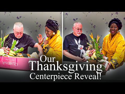 Our Thanksgiving Centerpiece Reveal: Full of Surprises & Hubby’s Jokes! 😂🦃#ThanksgivingCenterpiece