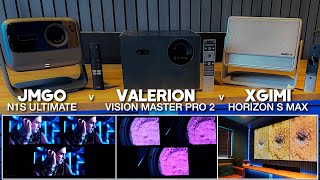 Which 4K Projector is Best? Valerion VisionMaster Pro 2 or XGIMI Horizon S Max or JMGO N1S Ultra