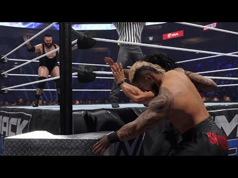 Solo attacks Roman for their match at SNME