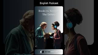 English Podcast | Why to Read BOOKS not SCREEN? #engagingeducation  #wetalkenglish  #podcast