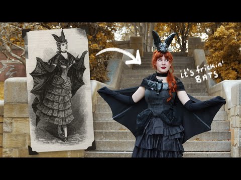 I Tried Recreating This 1800's Bat Costume! 🦇