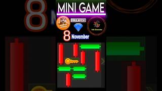 8th November Puzzle Game Trick, Hamster Kombat Easy steps #hamsterkombat #puzzle #blockchaingames