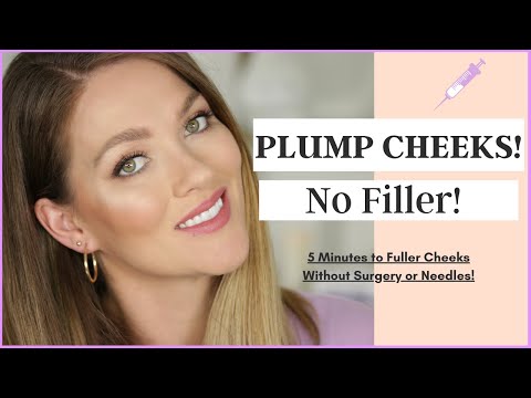 Mature Skin Makeup | Plump, Fuller Cheeks in 5 Minutes! No Filler!