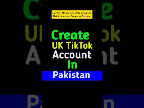 UK Tiktok account kaise banaye | How to create usa uk tiktok account in Pakistan | without vpn