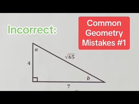 Common Geometry Mistakes #1 Explanation