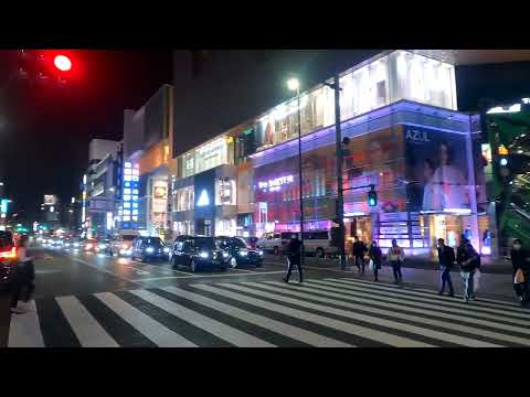 【4K】Harajuku & Omosando Night Walking －原宿～表参道 夜散歩－