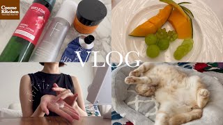 【VLOG】猫と30代の2人暮らし｜秋のスキンケア｜長かった夏を振り返る🌻🍂