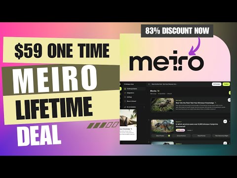 ⚡💠⚡Meiro Lifetime Deal | Create Stunning Quizzes and Tests in Minutes | $59 Lifetime Deal | 83% Now|