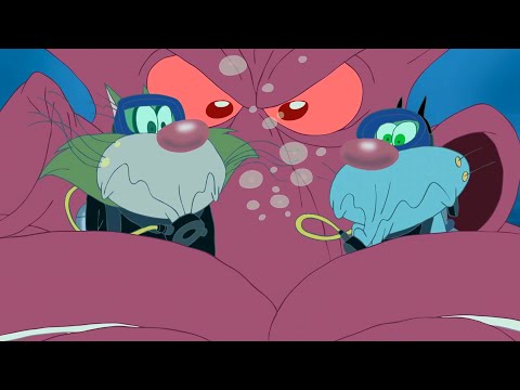 Oggy and the Cockroaches - Twenty leagues under the sea (1H Compilation) BEST CARTOON COLLECTION HD