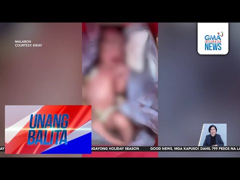 Bagong silang na sanggol, natagpuang nakasilid sa eco bag at iniwan sa gilid ng... | Unang Hirit