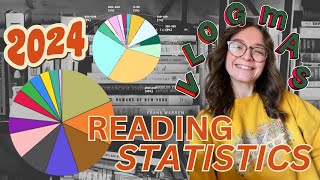 showing you my storygraph stats from 2024 📶 vlogmas: part ten