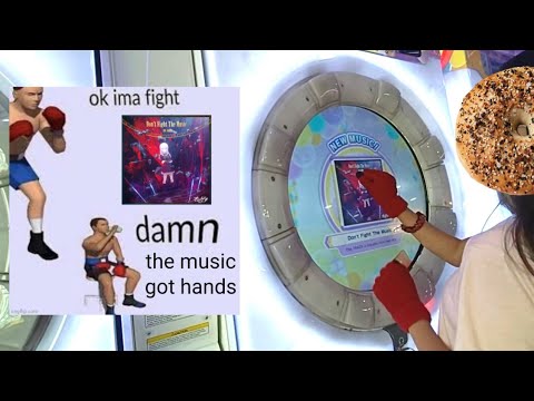 local bagel fights the music in the arcade