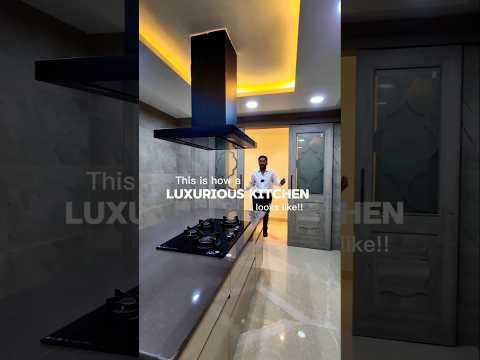 Luxury Modular Kitchen Layout Gurgaon