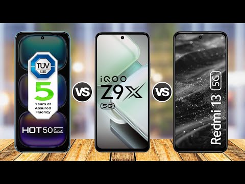 Infinix Hot 50 5G vs IQOO Z9x 5G vs Redmi 13 5G || Specs Comparison