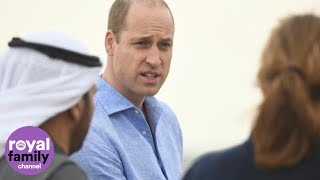 Duke of Cambridge Helps Pick Up Litter on Visit to Kuwait