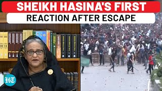 Sheikh Hasina's First Reaction After Fleeing As Bangladesh Army Takes Over Amid Protests