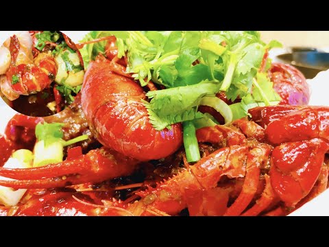 路边摊【小龙虾】做法，味道独特，好吃到会上瘾！Garlic Butter Crayfish