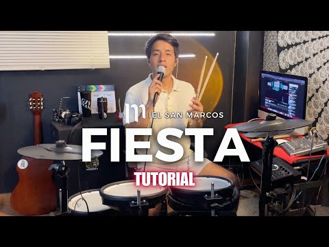 Fiesta - Miel San Marcos - TUTORIAL DE BATERIA (Explicado)