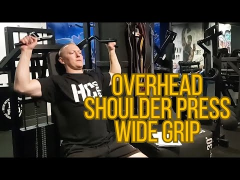 Overhead Shoulder Press wide-grip /Gladiator Training Program