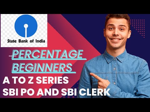 percentage for beginners|basic Concept|Part-1|sbipo|sbi clerk|banks exam|#sbipo #sbiclerk#percentage