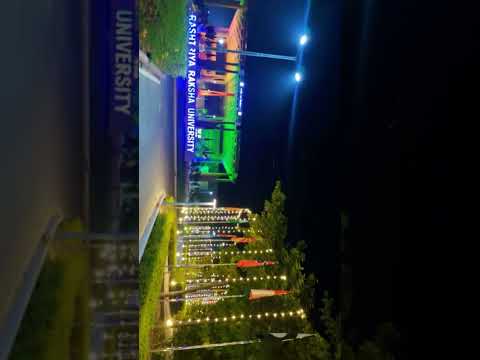 RRU campus #diwalivibes #rashtriyarakshauniversity