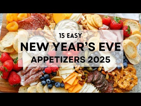 12 Easy NEW YEAR'S APPETIZERS for 2025 #sharpaspirant #newyearfood #appetizerideas