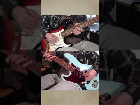 My Take at Eddie by the Red Hot Chili Peppers (Guitar + Bass only) #shorts