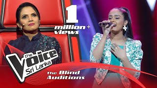 Hansi Shalika - Mal Sara Hee Sarin (මල්සර හී සරින්) | Blind Auditions | The Voice Sri Lanka