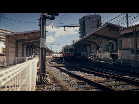 線路沿いを歩く　今橋駅～片原町駅周辺 | 香川県 高松市 | Cinematic Video | SONY FX3