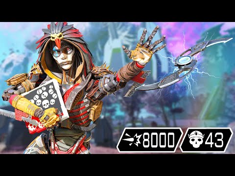 ASH 43 KILLS & 8000 DAMAGE IN TWO GAMES (Apex Legends Gameplay)