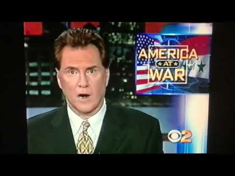 KCBS CBS 2 News at 11pm open March 31, 2003