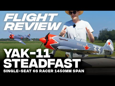 Flight Review - H-King Steadfast Yak-11, Single Seat, 1450mm (PNF)