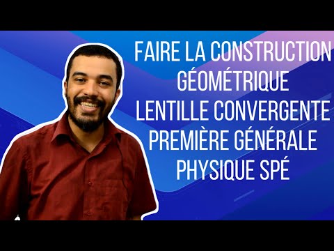 Les lentilles convergentes, première générale, partie 1