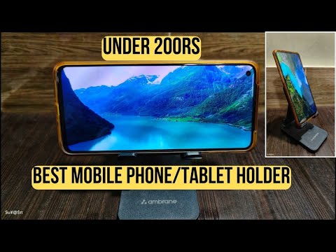 Best Mobile Stand | Ambrane Mobile Holding Tabletop Stand | Foldable Desktop Phone Stand