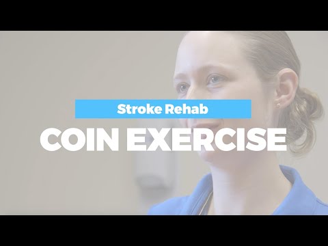 Stroke rehab: coin exercise