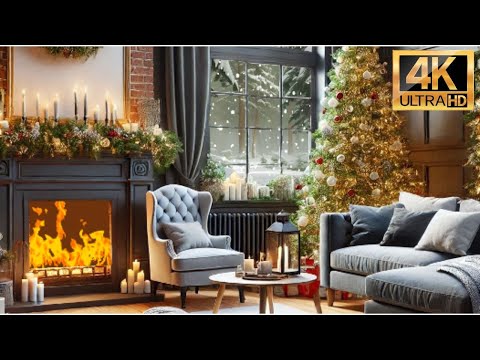 Top Christmas Songs Playlist 🎄 Classic Christmas Music with Fireplace 🎅🏼 Merry Christmas 2024