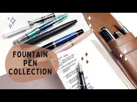 All Of My Fountain Pens (Pilot, Sailor, Pelikan, Lamy, TWSBI) | Fountain Pen Collection